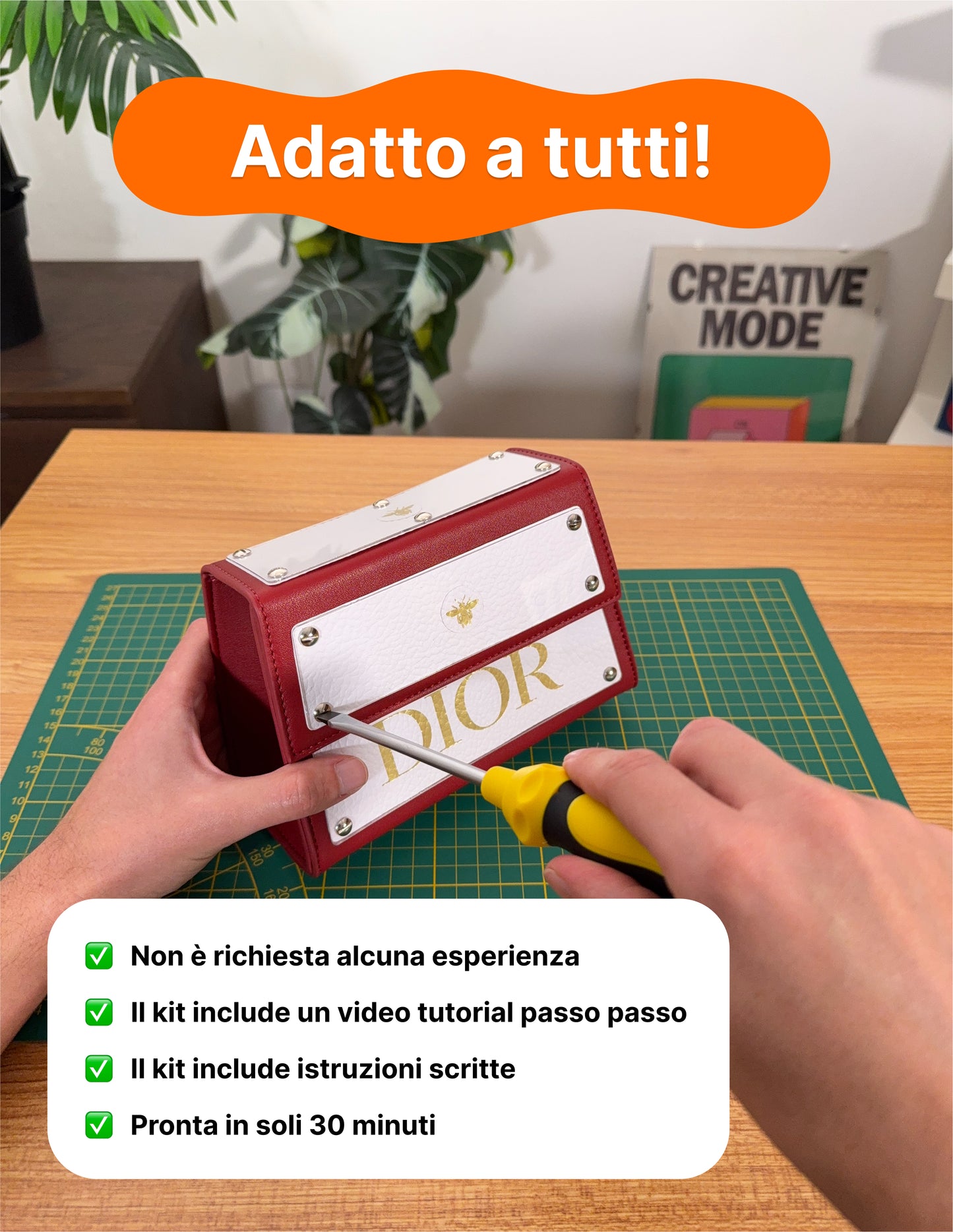 Kit borsa trapezio - BORDEAUX