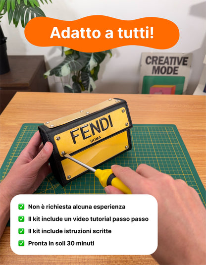 Kit borsa rettangolo - VERDE OLIVA