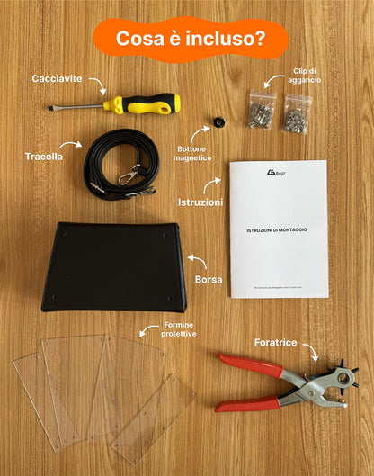 Kit borsa trapezio - NERA