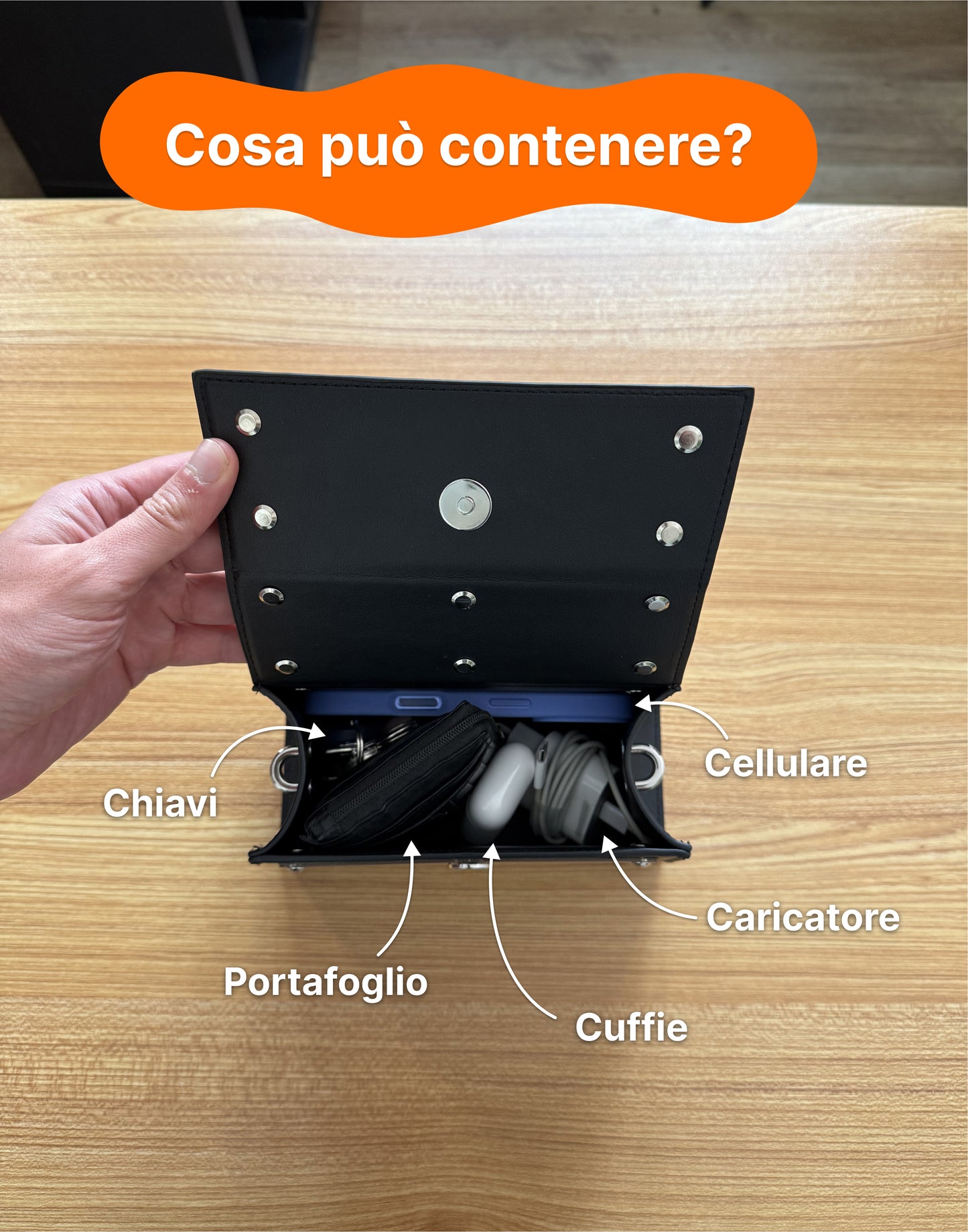 Kit borsa trapezio - NERA