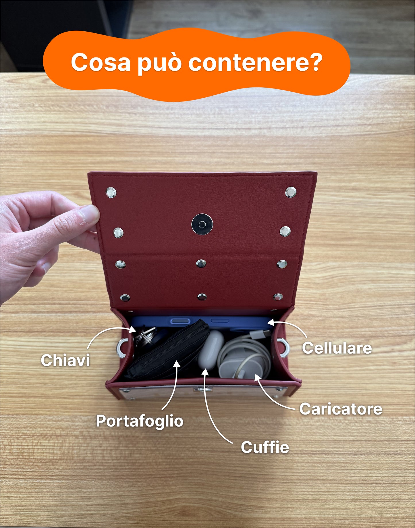 Kit borsa trapezio - BORDEAUX