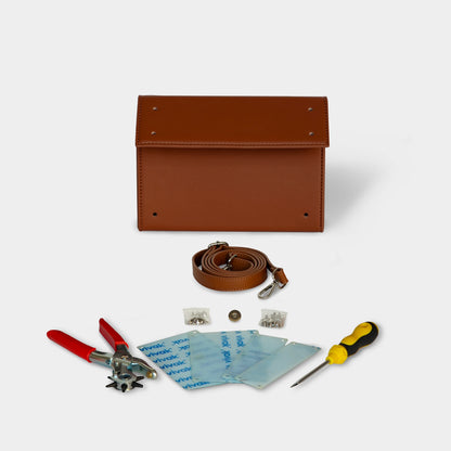 Kit borsa rettangolo - MARRONE