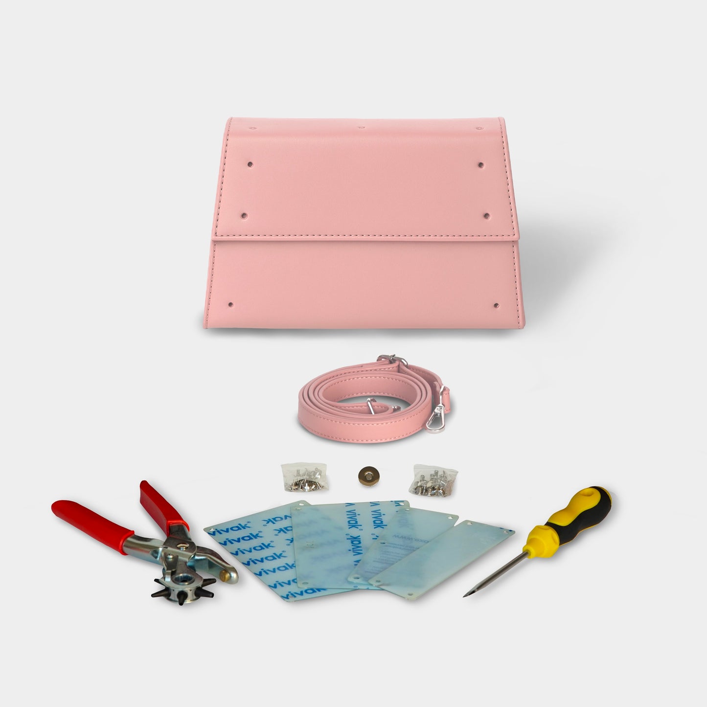 Kit borsa trapezio - ROSA