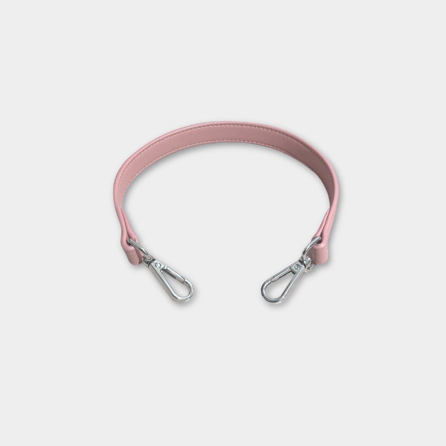 Tracolla corta in similpelle - Rosa