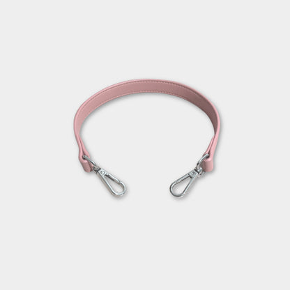 Tracolla corta in similpelle - Rosa