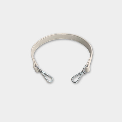 Tracolla corta in similpelle - Bianca