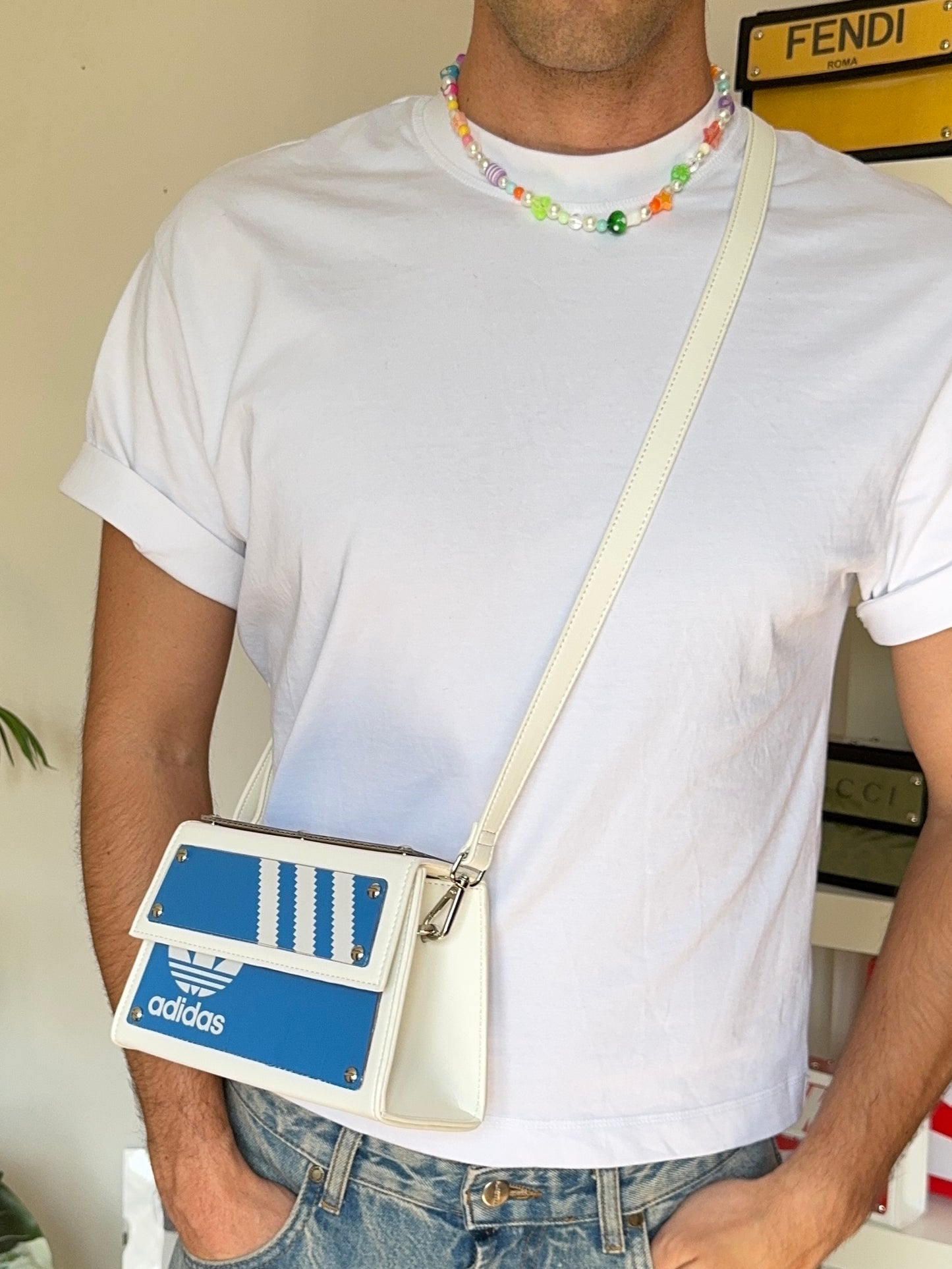 Kit borsa trapezio - BIANCA